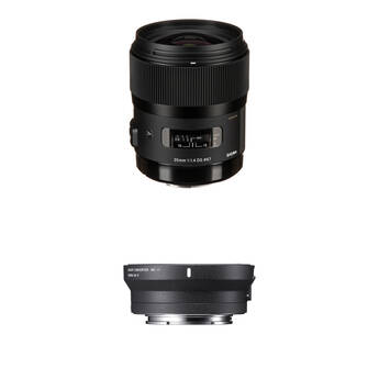 Sigma 35mm f/1.4 DG HSM Art Lens for Sigma SA and MC-11 Mount Converter/Lens Adapter for Sony E Kit