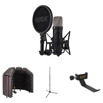 RODE NT1 5th Generation Large-Diaphragm Cardioid Condenser XLR/USB Microphone Kit