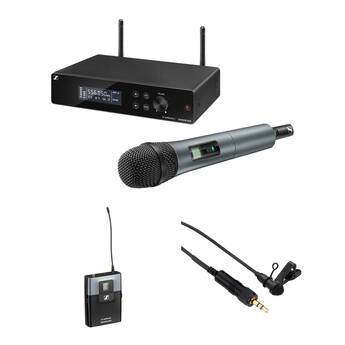 Sennheiser XSW 2 Wireless Combo System with Handheld Mic & Senal Lav Mic (A: 548 to 572 MHz)