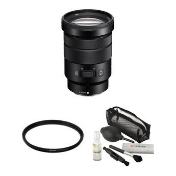 Sony E PZ 18-105mm f/4 G OSS Lens with UV Filter Kit