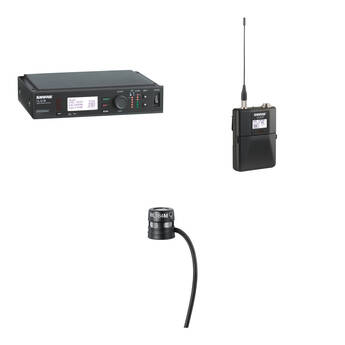 Shure ULX-D Digital Wireless Supercardioid Lavalier Microphone Kit (H50: 534 to 598 MHz)