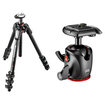 Manfrotto MT055CXPRO4 Carbon Fiber Tripod with MHXPRO-BHQ2 XPRO Ball Head with 200PL Quick Release System
