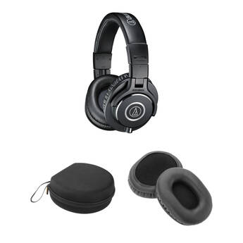 Audio-Technica ATH-M40x Headphones and Case Kit (Black)