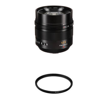 Panasonic Leica DG Nocticron 42.5mm f/1.2 ASPH. POWER O.I.S. Lens with UV Filter