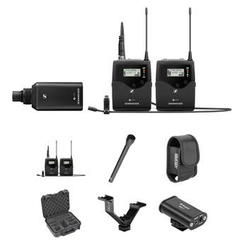 Sennheiser EW 500 G4 2-Person Camera-Mount Wireless Combo Microphone System Kit (AW+: 470 to 558 MHz)