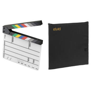 Elvid 9-Section Acrylic Dry Erase Production Slate with Soft Case Kit