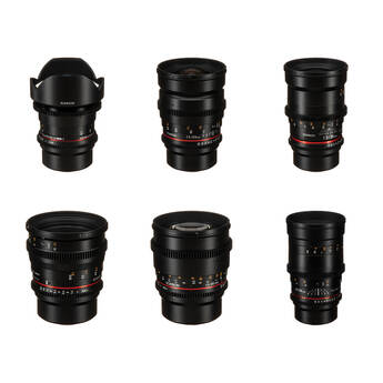 Rokinon Cine DS 6 Lens Kit with MFT Mount