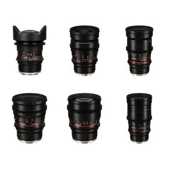 Rokinon Cine DS 6 Lens Kit with Sony E Mount