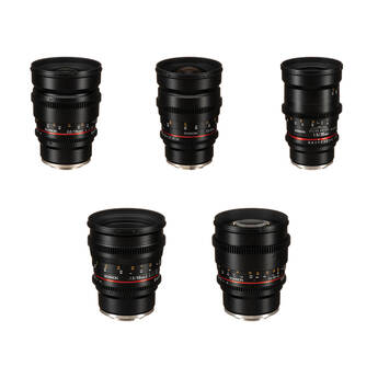 Rokinon Cine DS 5 Lens Kit with Sony E-Mount