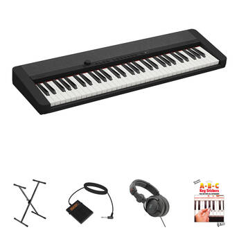 Casio CT-S1 61-Key Portable Digital Piano Essentials Kit (Black)