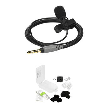 RODE SmartLav+ Lavalier Condenser Microphone with Hiding Kit for Smartphones