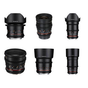 Rokinon Cine DS 6 Lens Kit with Canon EF Mount