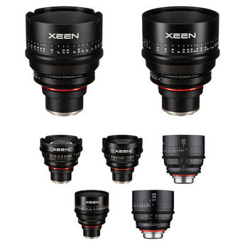 Rokinon Xeen 14, 16, 24, 35, 50, 85, 135mm Cine 7 Lens Bundle (Sony E)