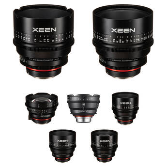 Rokinon Xeen 14, 16, 24, 35, 50, 85, 135mm Cine 7 Lens Bundle (Canon EF)