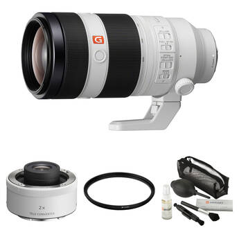 Sony FE 100-400mm f/4.5-5.6 GM OSS Lens with 2x Teleconverter Kit