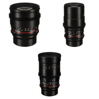 Rokinon Cine DS 85, 100, 135mm Lens Kit (MFT Mount)