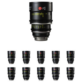 Leitz Cine Summilux-C T1.4 12-Lens Kit (PL Mount, Marked in Feet)