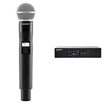 Shure QLXD24/SM58 Digital Wireless Handheld Microphone System Kit with SM58 Capsule (H50: 534 to 598 MHz)