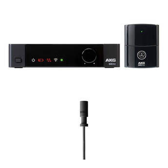 AKG DMS100 Digital Wireless Instrument System with Cardioid Lavalier Microphone Kit