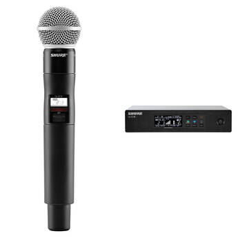 Shure QLXD24/SM58 Digital Wireless Handheld Microphone System Kit with SM58 Capsule (G50: 470 to 534 MHz)