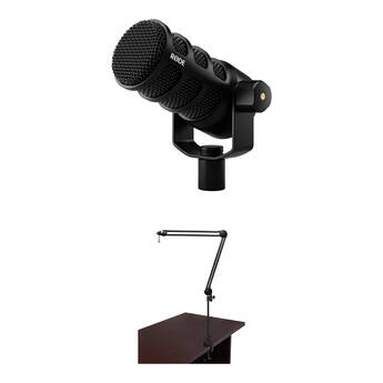 RODE PodMic USB and XLR Microphone Kit with Broadcast Arm