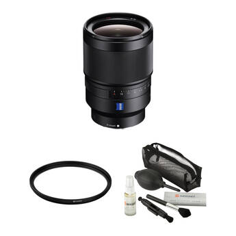 Sony Distagon T* FE 35mm f/1.4 ZA Lens with UV Filter Kit
