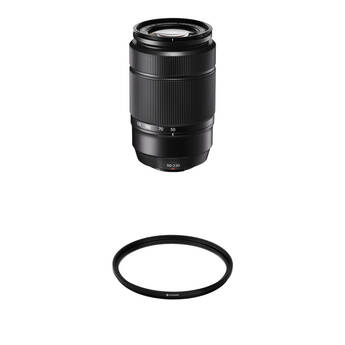 FUJIFILM XC 50-230mm f/4.5-6.7 OIS II Lens with UV Filter Kit (Black)