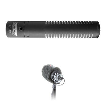 Sanken CS-M1 Moisture-Resistant Ultracompact Shotgun Microphone Kit with Rycote Shockmount and Windshield