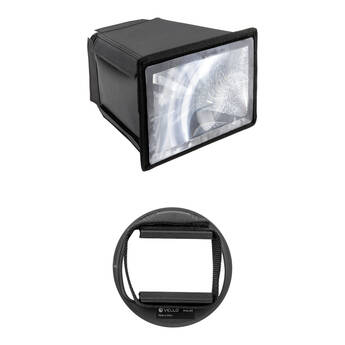 Vello Flash Multiplier-Diffuser Attachment with Small Adapter Kit