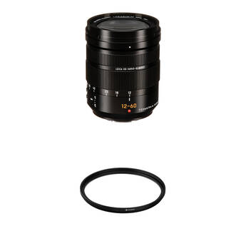 Panasonic Leica DG Vario-Elmarit 12-60mm f/2.8-4 ASPH. POWER O.I.S. Lens with UV Filter Kit