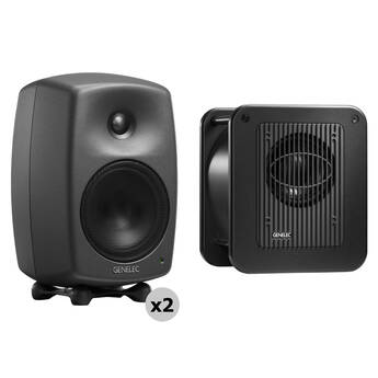 Genelec 8030.LSE Triple Play 5" Active 2.1 Monitoring System with 8" Subwoofer