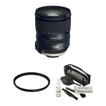 Tamron SP 24-70mm f/2.8 Di VC USD G2 Lens for Nikon F with Filter and Cleaning Kit