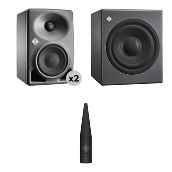 Neumann Monitor Alignment Kit 3 with KH 80 Monitors, Subwoofer, MA 1 Mic, and Software