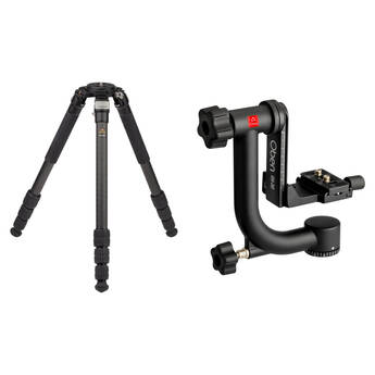 Robus RC-5558 Vantage Series 3 Carbon Fiber Tripod and Oben GH-30 Gimbal Head Kit