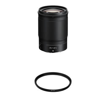 Nikon NIKKOR Z 85mm f/1.8 S Lens with UV Filter Kit