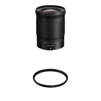 Nikon NIKKOR Z 24mm f/1.8 S Lens with UV Filter Kit