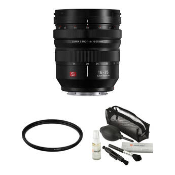 Panasonic LUMIX S PRO 16-35mm f/4 Lens with UV Filter Kit