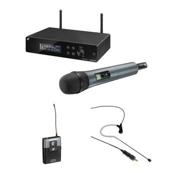 Sennheiser XSW 2 Wireless Combo System with Handheld Mic & Senal Earset Mic (A: 548 to 572 MHz)
