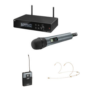 Sennheiser XSW 2 Wireless Combo System with Handheld Mic & Headset Mic (A: 548 to 572 MHz)