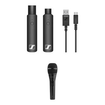 Sennheiser XSW-D XLR BASE SET Digital Wireless Plug-On Microphone System with Polsen M-85 Handheld Mic Kit (2.4 GHz)