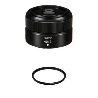 Nikon NIKKOR Z 40mm f/2Lens with UV Filter Kit