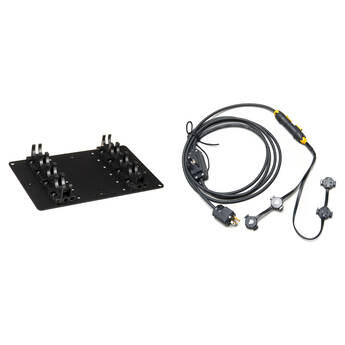 Quasar Science T-12 Quad Quasar Plate with Switched Power Cable Kit