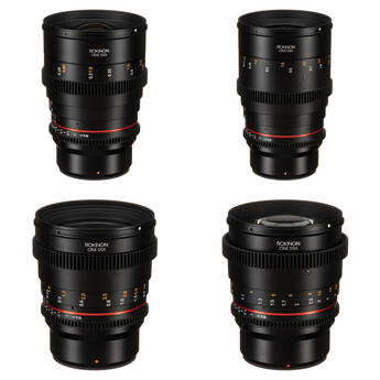 Rokinon 24, 35, 50 & 85mm T1.5 High-Speed Cine DSX MFT Mount Lens Bundle
