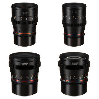 Rokinon 24, 35, 50 & 85mm T1.5 High-Speed Cine DSX Canon RF Mount Lens Bundle