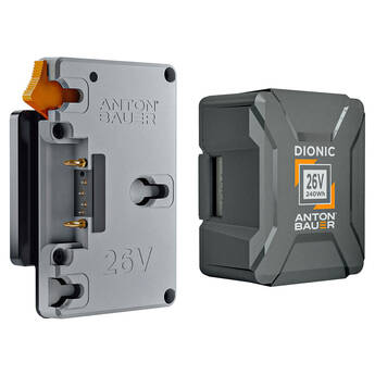 Anton/Bauer Dionic 240Wh 26V Battery Kit with Gold Mount Plate for ALEXA 35