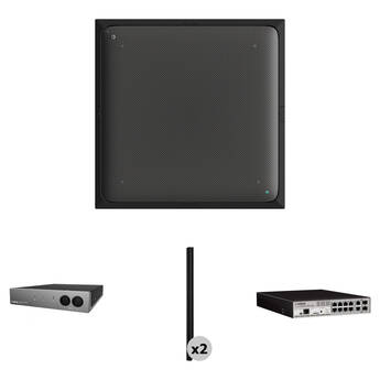 Yamaha ADECIA Ceiling Microphone and Line Array Speaker Kit (Black)