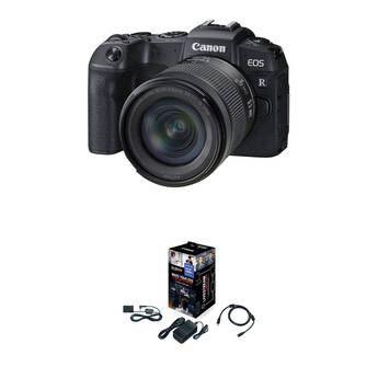 Canon EOS RP Mirrorless Camera with 24-105mm Lens and Webcam Starter Kit