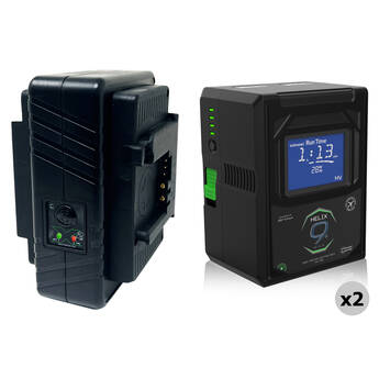Core SWX Helix Max 98Wh 2-Battery Kit with 2-Position Charger (B-Mount)