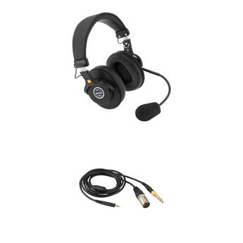 Senal SMH-1020CH2 Dual-Sided Communication Headset Kit with 3.5mm TRS Male and 3-Pin XLR Male Y-Cable