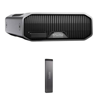 SanDisk Professional 8TB G-DRIVE PROJECT & 4TB PRO-BLADE SSD Mag Kit